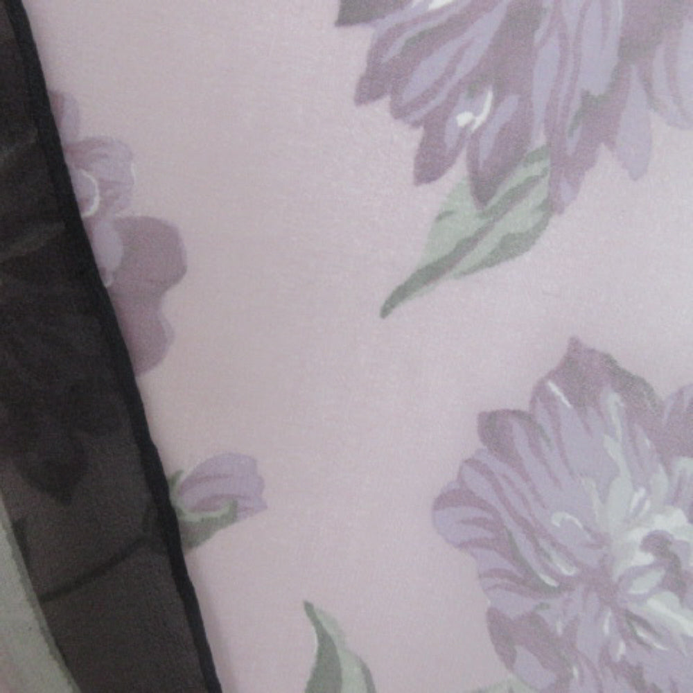 Bill Blass Floral Chiffon Silk Scarf - Long - SKU 4407