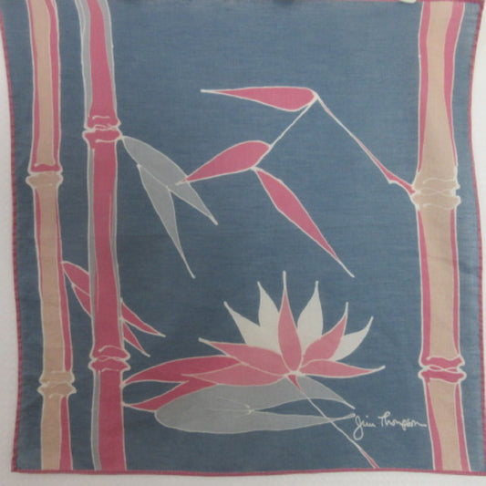 Jim Thompson Bamboo Cotton Scarf - 22" Square – 4508