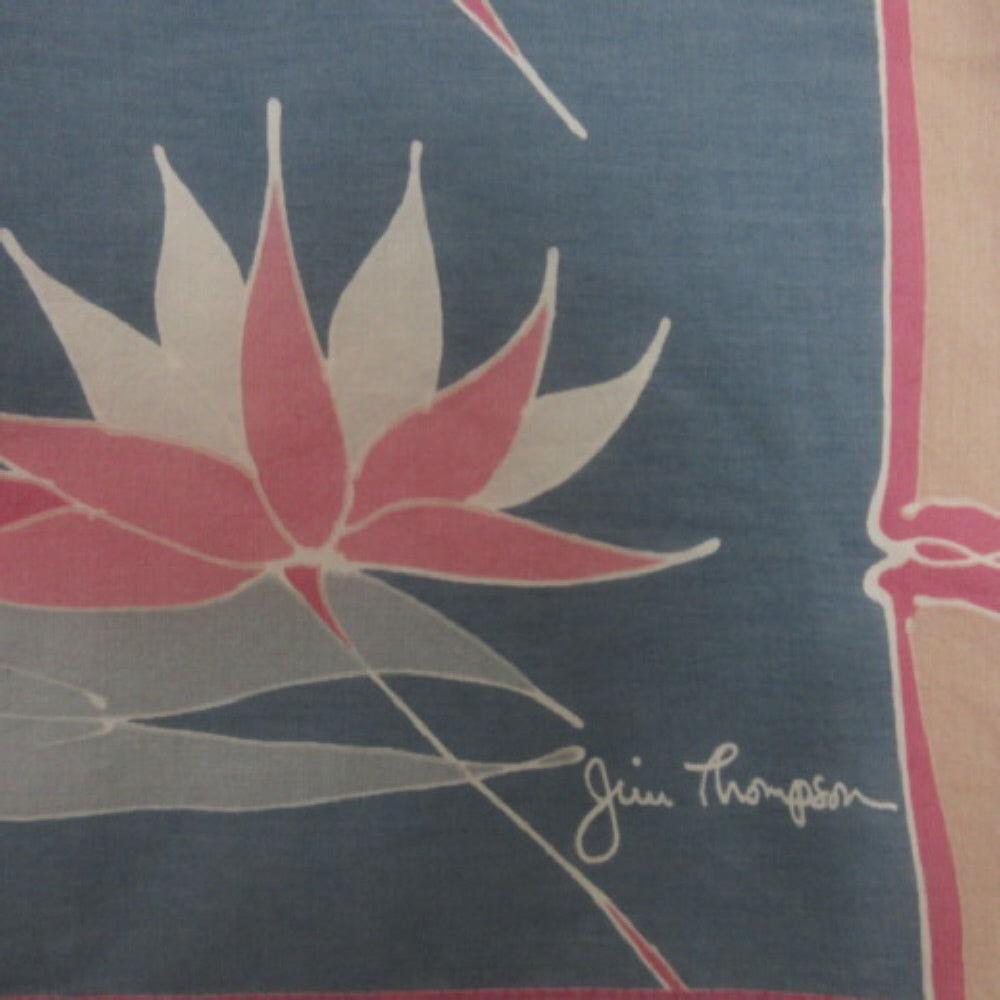 Jim Thompson Bamboo Cotton Scarf - 22" Square – 4508