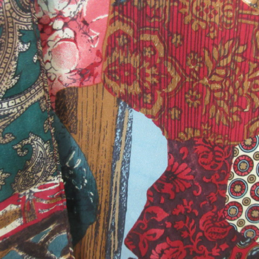Patchwork Silk Scarf - Long – 4452