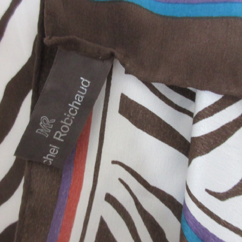 Michel Robichaud Animal Print Silk Scarf - Long – 4455