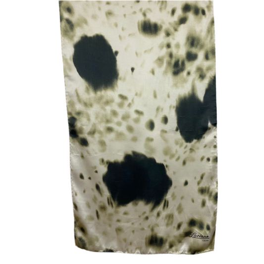 Luciano Firenze Abstract Art Silk Scarf - Long – 5242