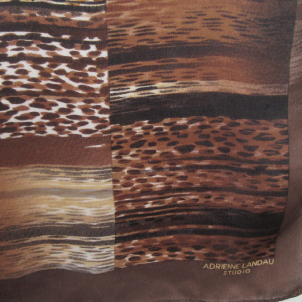 Adrienne Landau Designer Silk Scarf - Long - 4471