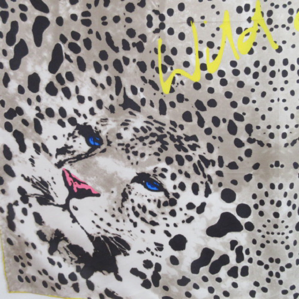 CODELLO WILD AT HEART Silk Scarf Animal Print - 34" Square 4474