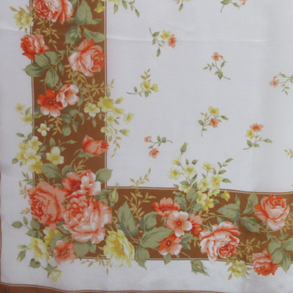 Careta Floral Silk Scarf - Square – 4481