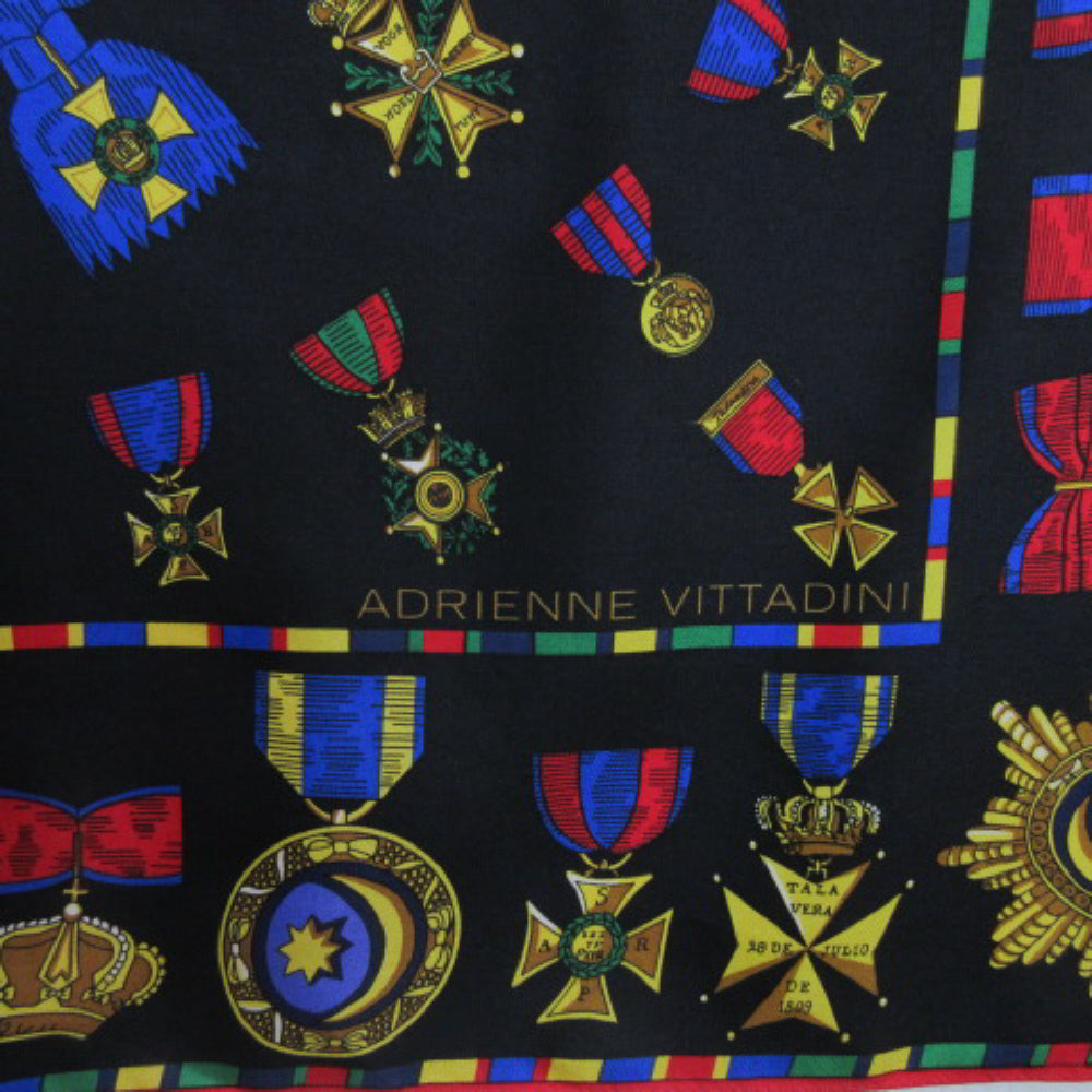 Adrienne Vittadini Silk Scarf - Square - 4491