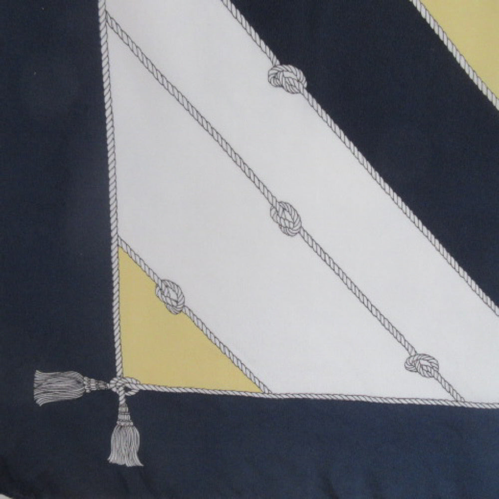 Loredano Nautical Silk Scarf - Square – 4494