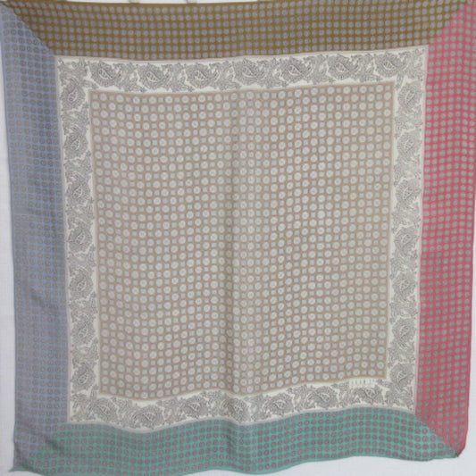 Echo Designer Silk Scarf - Square – 4503
