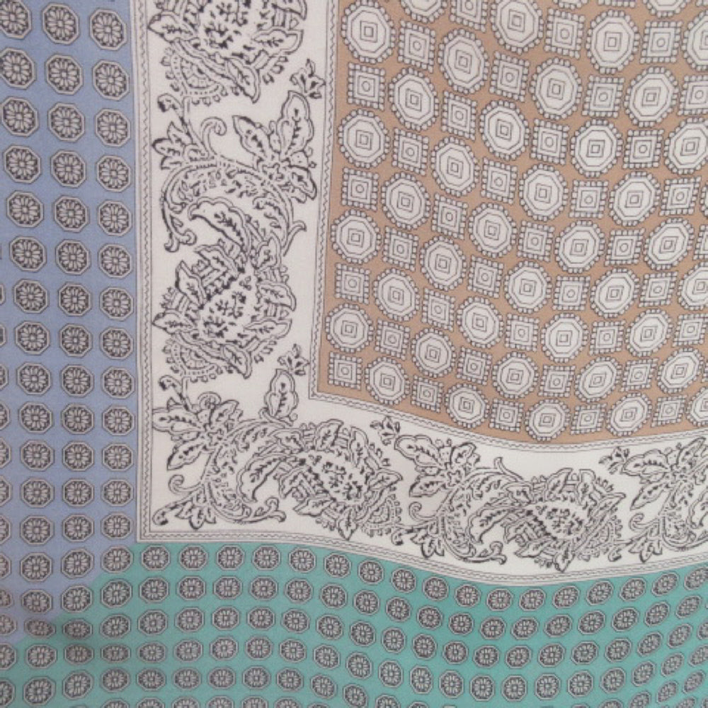 Echo Designer Silk Scarf - Square – 4503