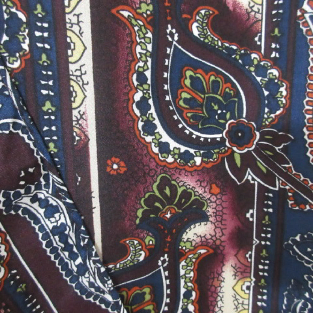 Paisley Silk Scarf - Long – 4528