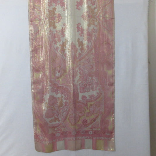 Metallic Cocoon House Designer Silk Scarf - Long – 4535