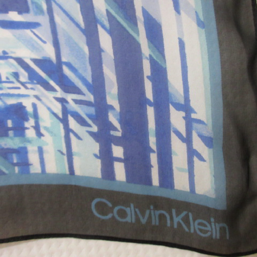 Calvin Klein Designer Silk Chiffon Scarf - Long – 4536