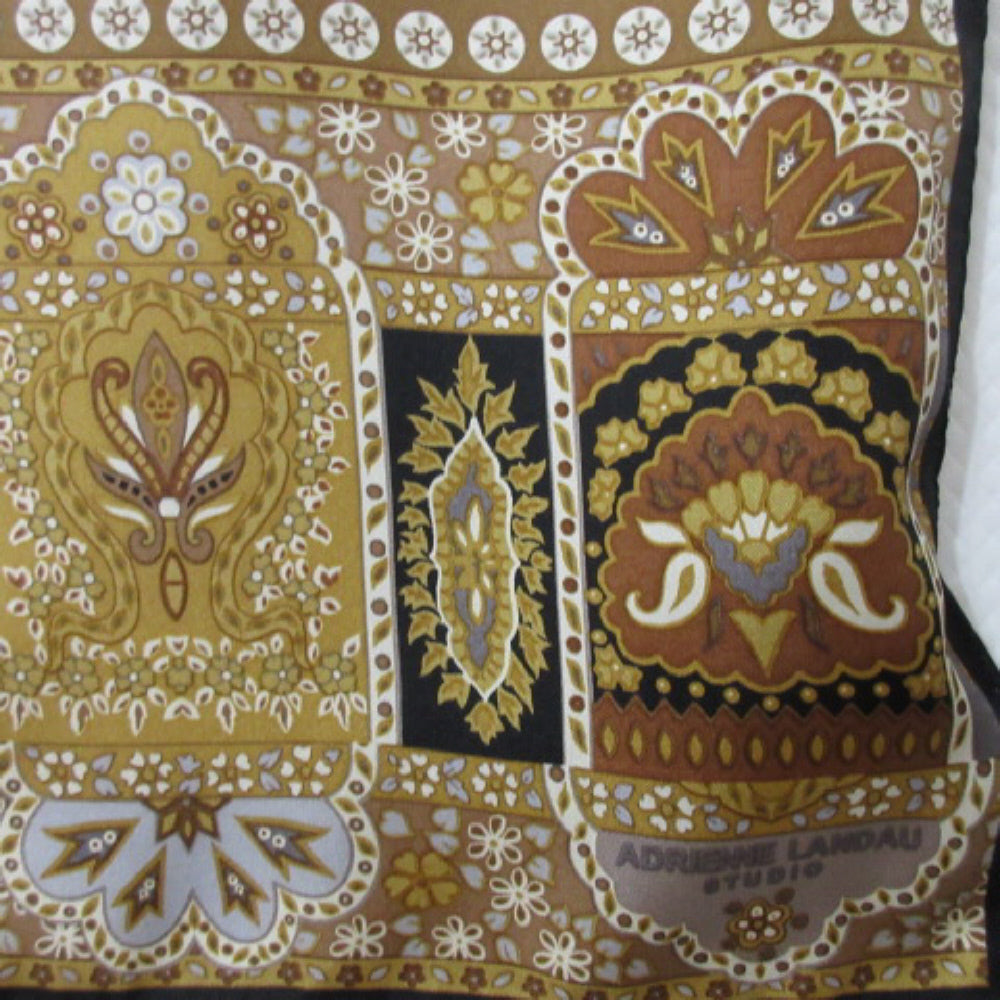 Adrienne Landau Art Floral Paisley Silk Scarf - Long - 4539