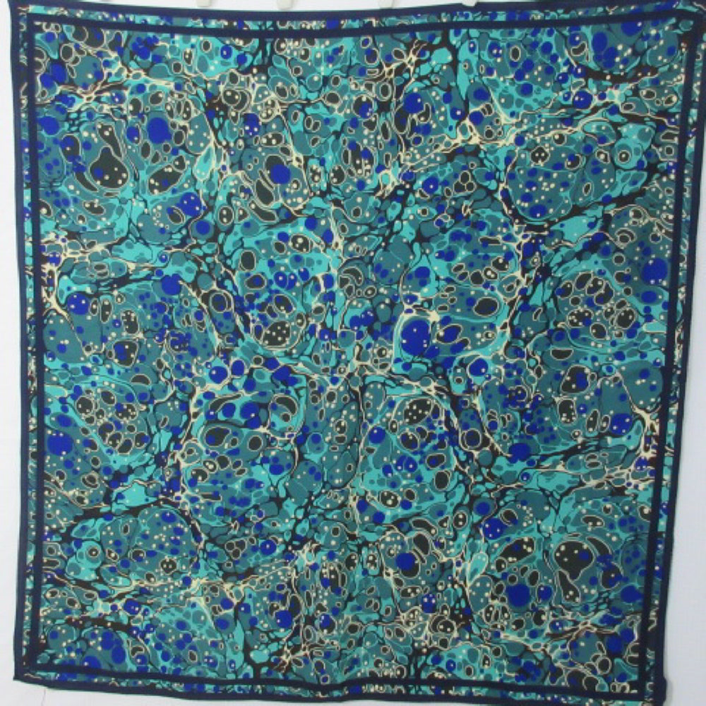 Perry Ellis Art Abstract Silk Scarf - Square – 4564