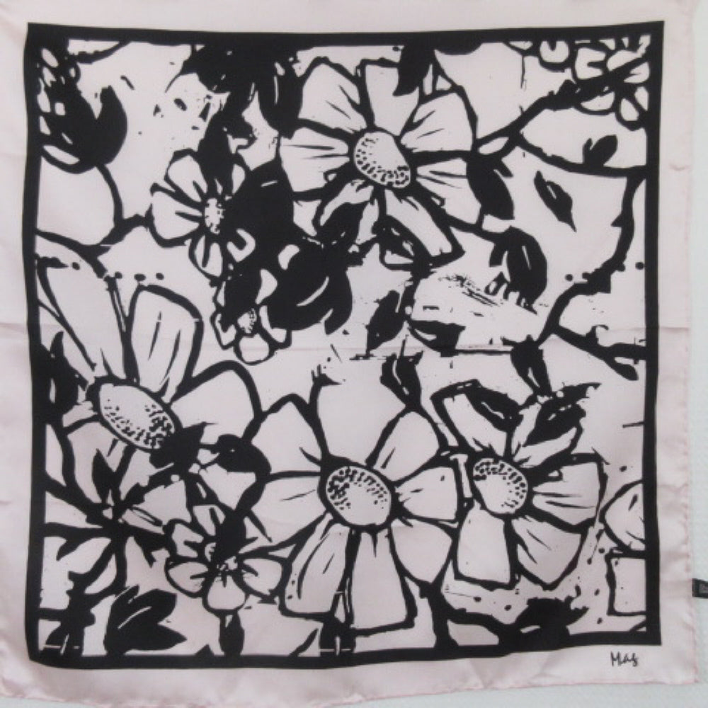 MAZ Floral Silk Scarf - Square – 4593