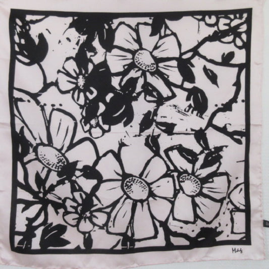 MAZ Floral Silk Scarf - Square – 4593