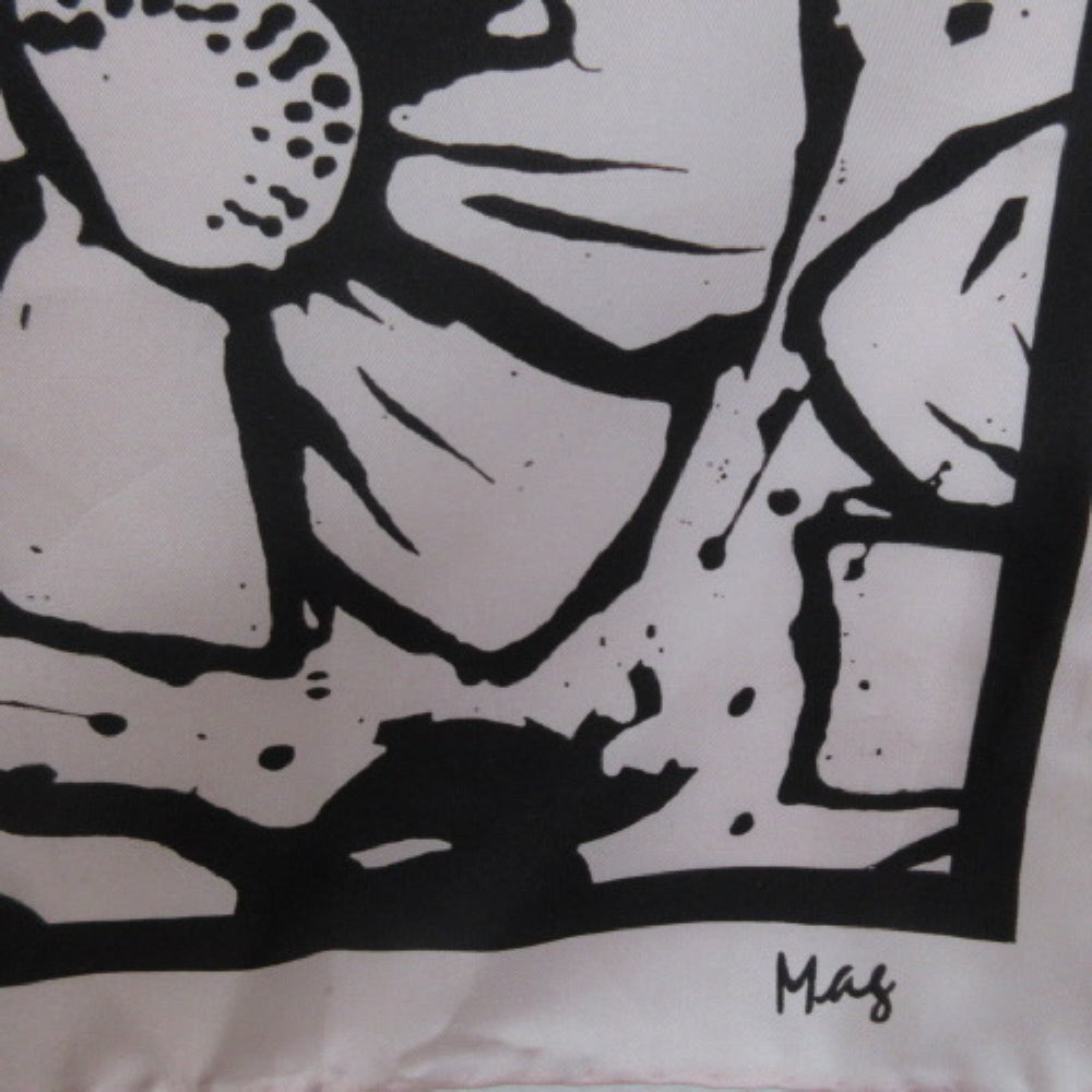 MAZ Floral Silk Scarf - Square – 4593