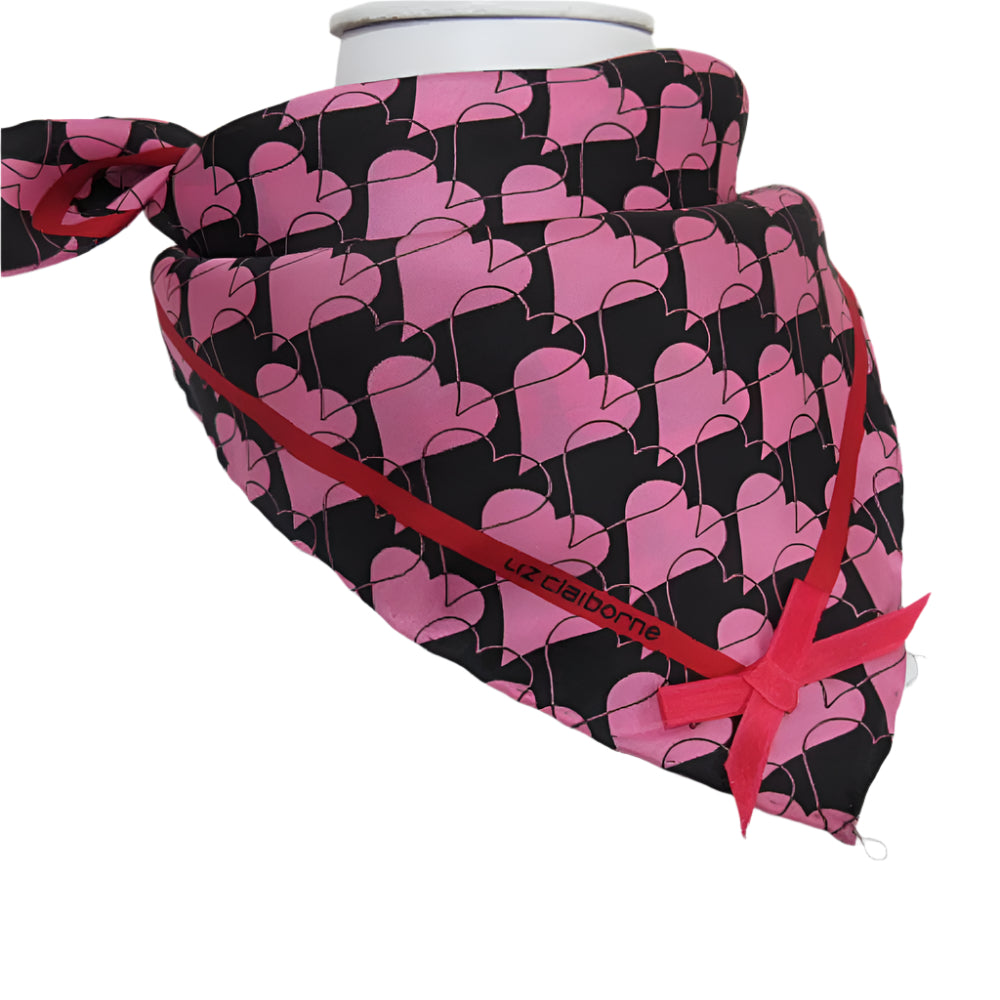 Liz Claiborne Hearts Silk Scarf - Square – 4600