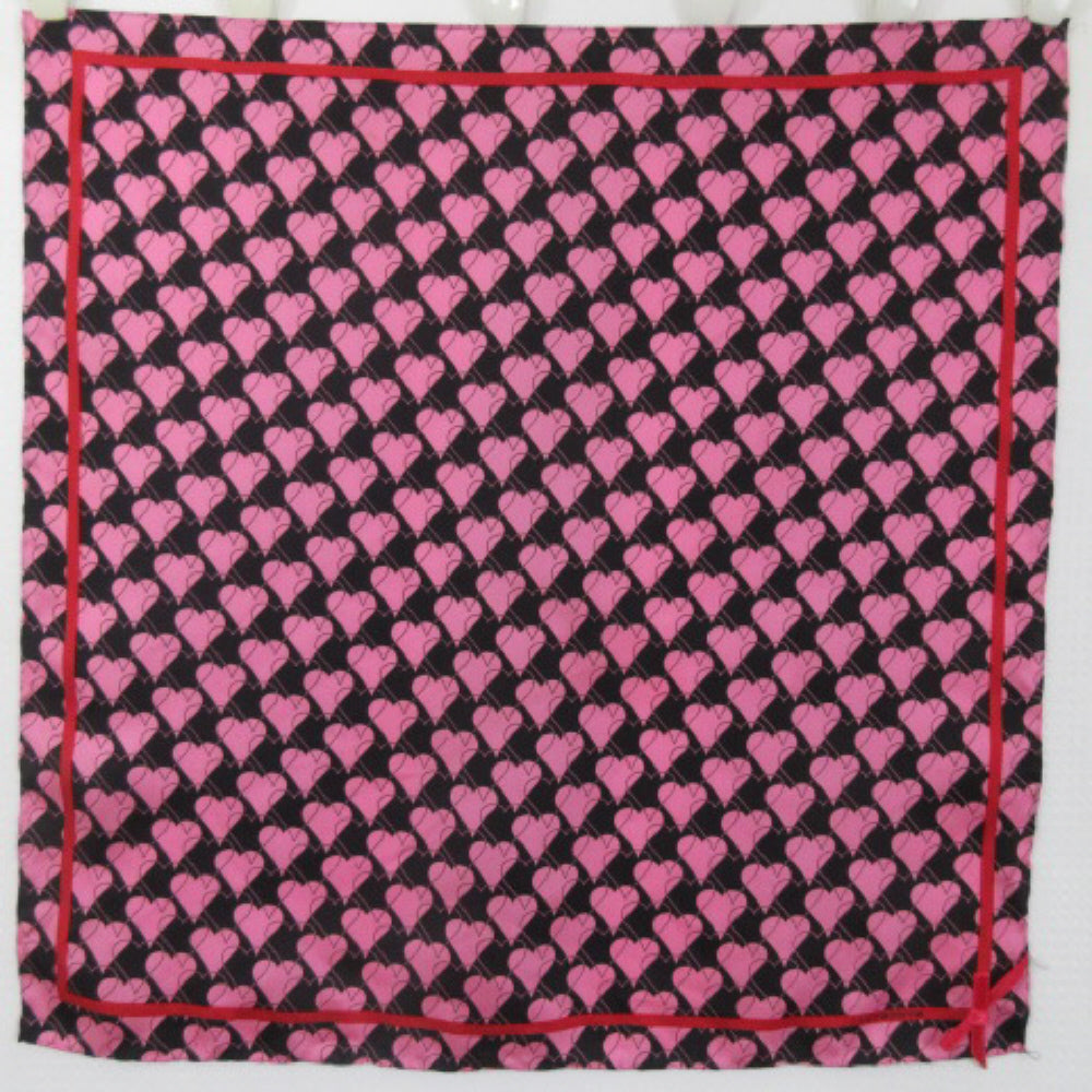 Liz Claiborne Hearts Silk Scarf - Square – 4600