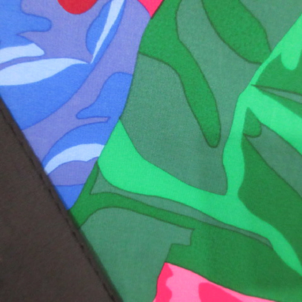 ECHO - Pretty Floral Silk Scarf - Square - 4615