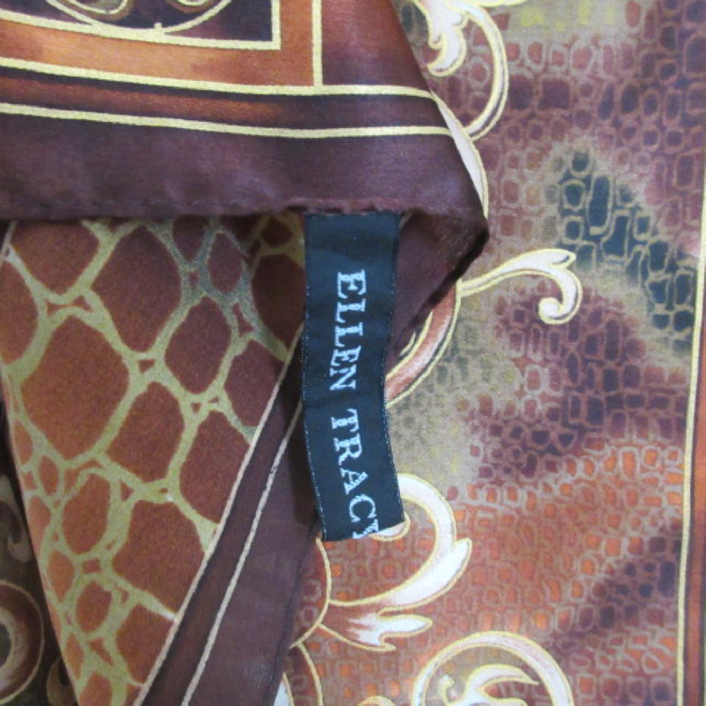 Ellen Tracy Designer Silk Scarf - Square – 4623