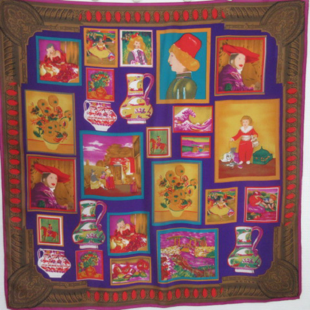 ACUTE Silk Scarf - Square - 4628