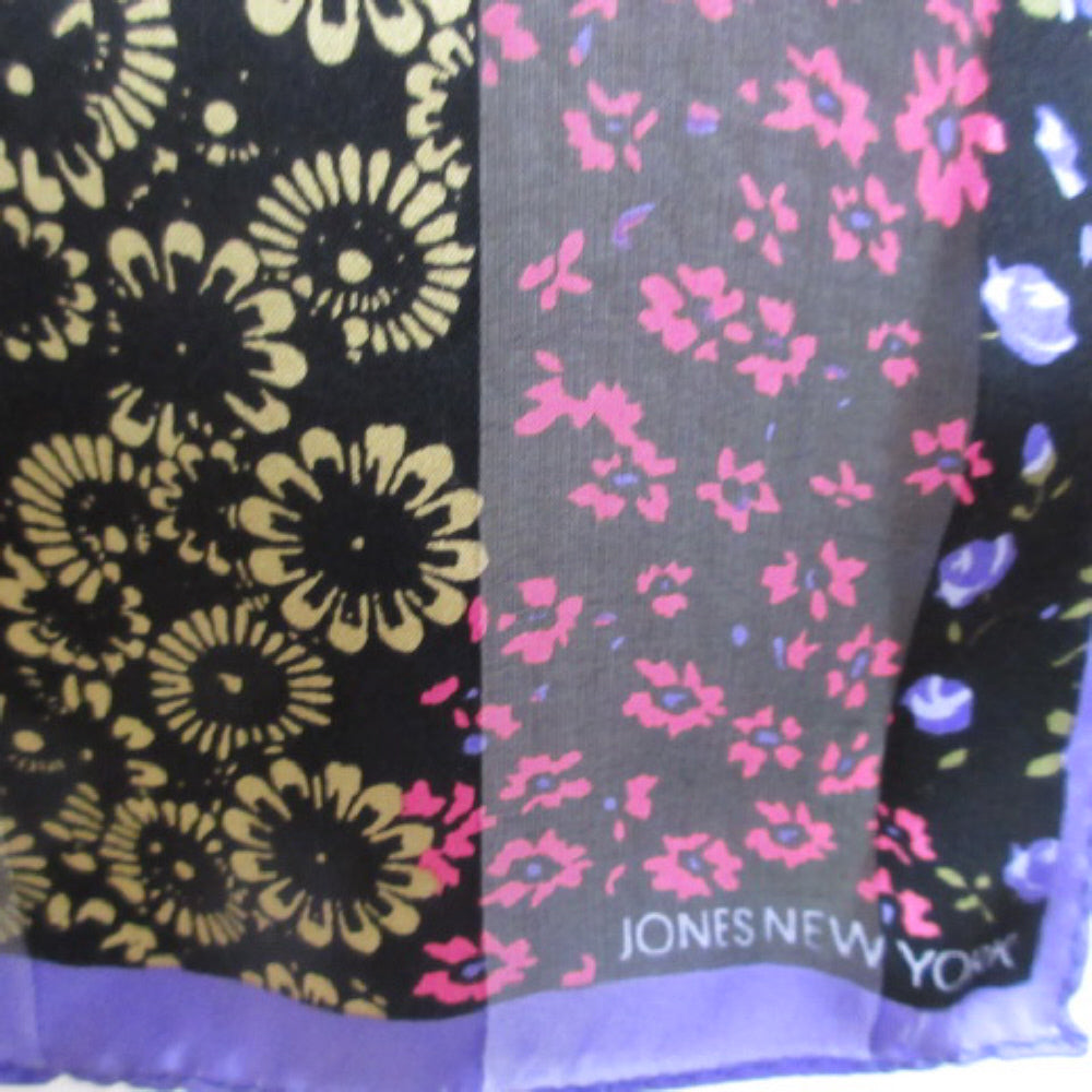 Jones New York Floral Silk Scarf - Long – 4644