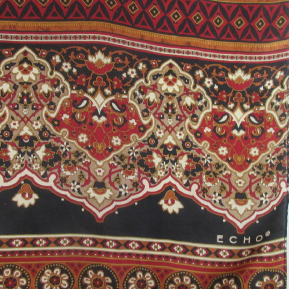 Echo Designer Silk Scarf - Long – 4647
