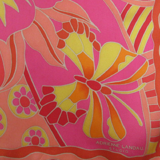 Adrienne Landau Butterfly Silk Scarf - Long - 4653