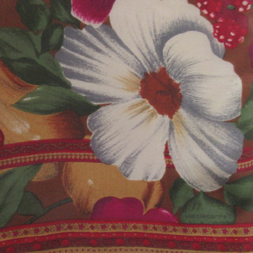 Liz Claiborne Floral Silk Scarf - Long – 4654