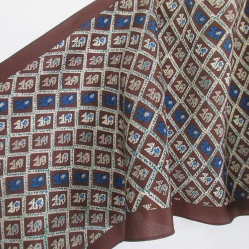 Anne Klein Abstract Silk Scarf - Long Skinny - 4665