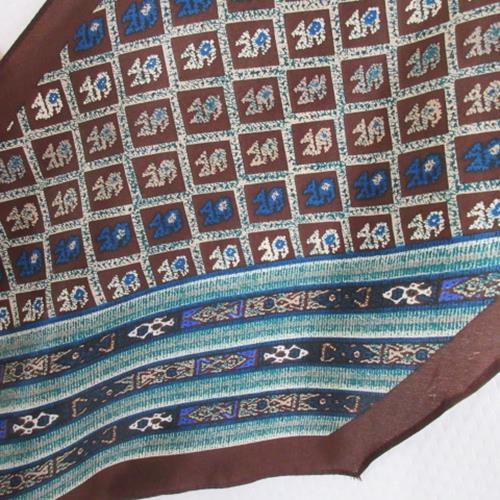 Anne Klein Abstract Silk Scarf - Long Skinny - 4665