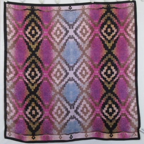 Adrienne Landau Abstract Art Silk Scarf - Square - 4675