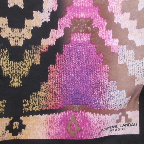 Adrienne Landau Abstract Art Silk Scarf - Square - 4675
