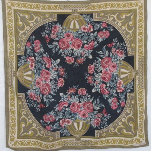 Alfred Sung Designer Silk Scarf - Square - 4679