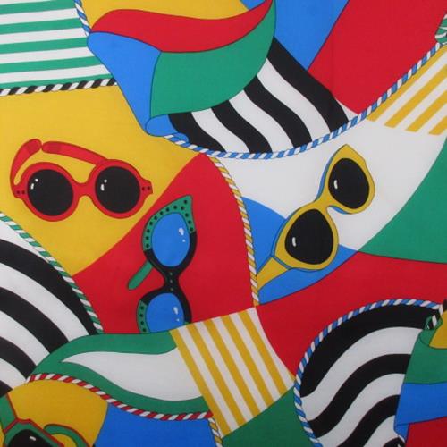 Echo Designer Summer Fun Silk Blend Scarf - Square – 4697