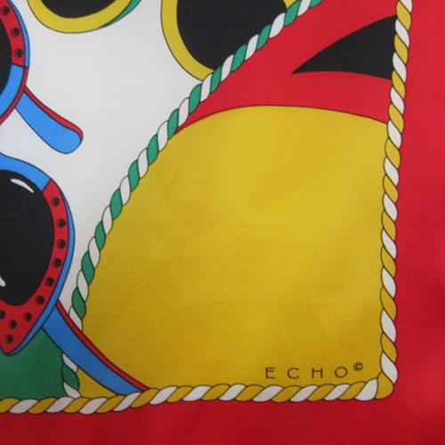 Echo Designer Summer Fun Silk Blend Scarf - Square – 4697