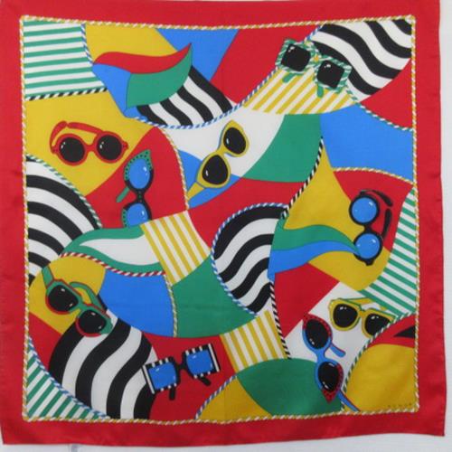 Echo Designer Summer Fun Silk Blend Scarf - Square – 4697