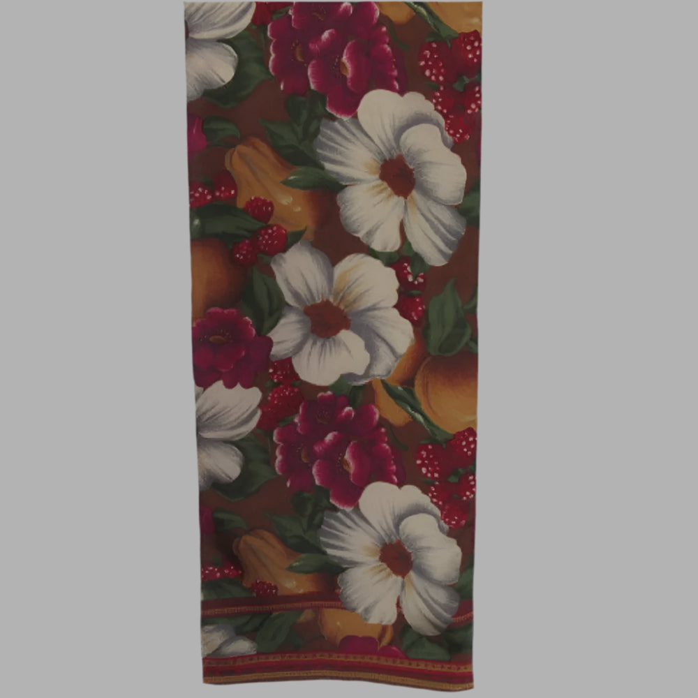 Liz Claiborne Floral Silk Scarf - Long – 4654