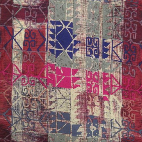 New York Studio Abstract Silk Scarf - Long – 4710