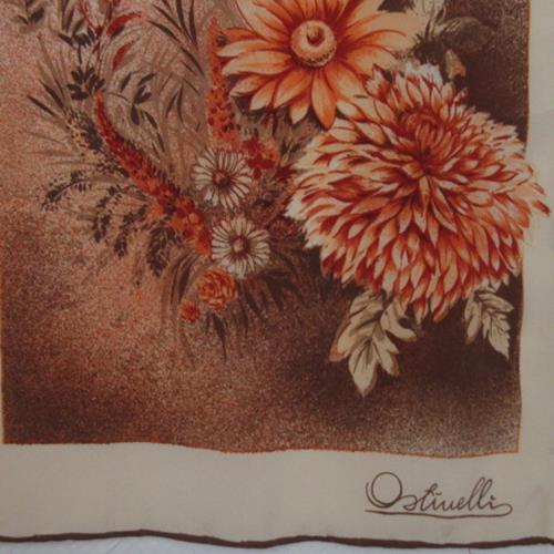 Ostinelli Floral Silk Scarf - Long – 4721