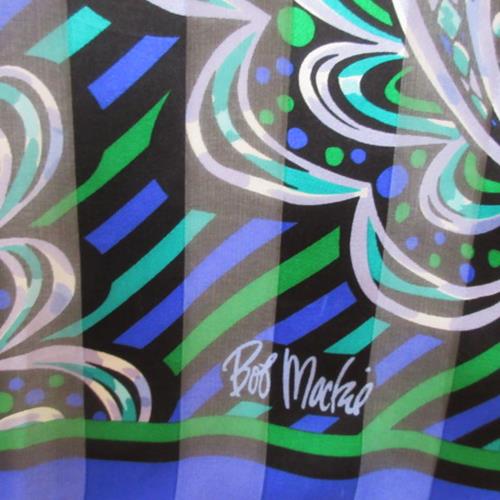 Bob Mackie Designer Silk Scarf - Long - 4733