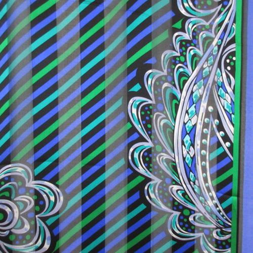 Bob Mackie Designer Silk Scarf - Long - 4733