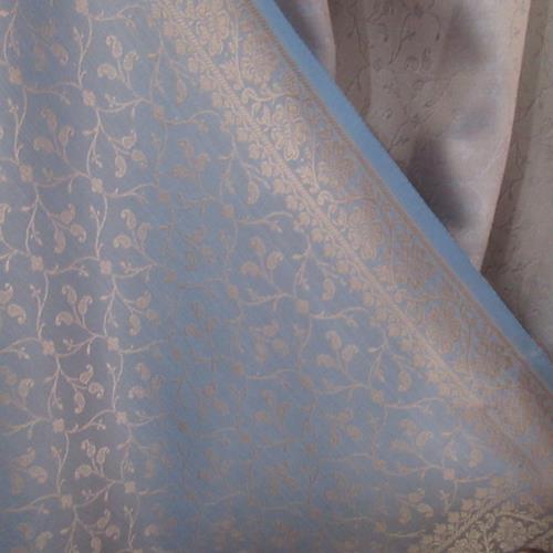 Indian Silk Embossed Floral Silk Scarf - Long – 4747