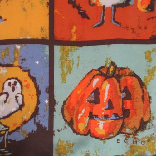 Halloween Silk Scarf - Long – 4755