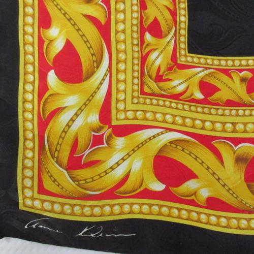 Anne Klein Art Embossed Silk Scarf - Square - 4776