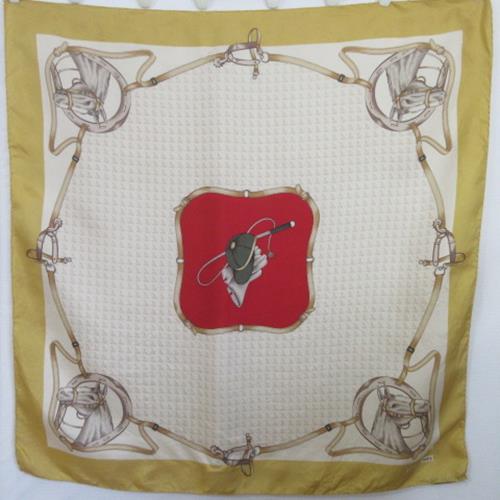 Celine Paris Equestrian Silk Scarf Square - 4799