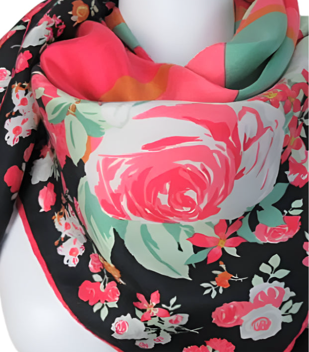 CHRISTIAN FISCHBACHER Silk Scarf - 35" Square - 2691