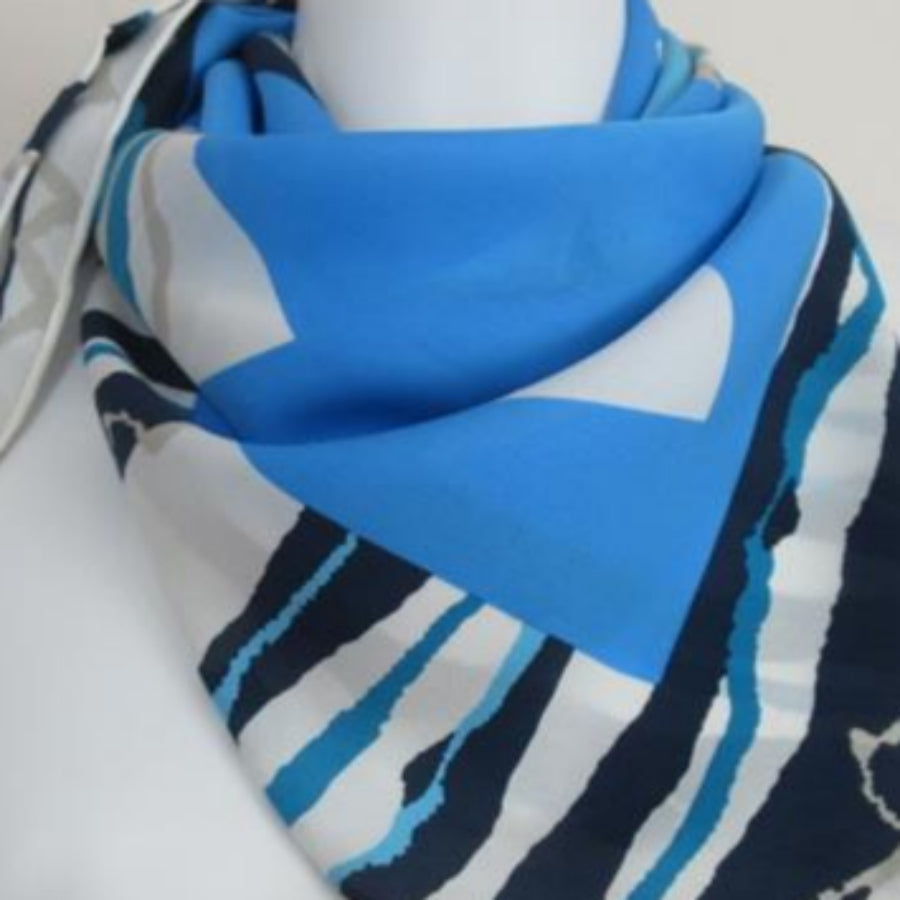 CARLISLE Designer Vintage Silk Scarf - Square - 4800