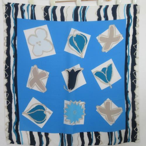 CARLISLE Designer Vintage Silk Scarf - Square - 4800